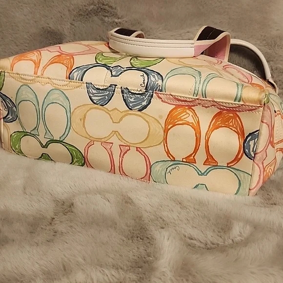 Multicolor Coach Scribble Tote - Picture 7 of 10